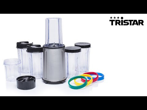 EAN 8713016023612 - Tristar BL-4445 licuadora 0,4 L Batidora de vaso 240 W Negro, Acero inoxidable