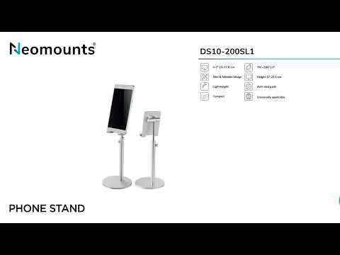 EAN 8717371448493 - Neomounts DS10-200SL1 soporte Soporte pasivo Teléfono móvil/smartphone Plata