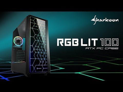 EAN 4044951028153 - Sharkoon RGB LIT 100 Midi Tower Negro