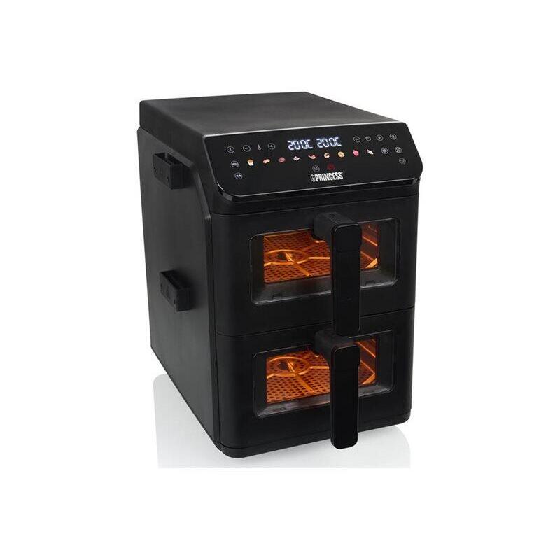 Princess 01.182490.01.001 Double Stack Airfryer, 2 X 5.6l, Black