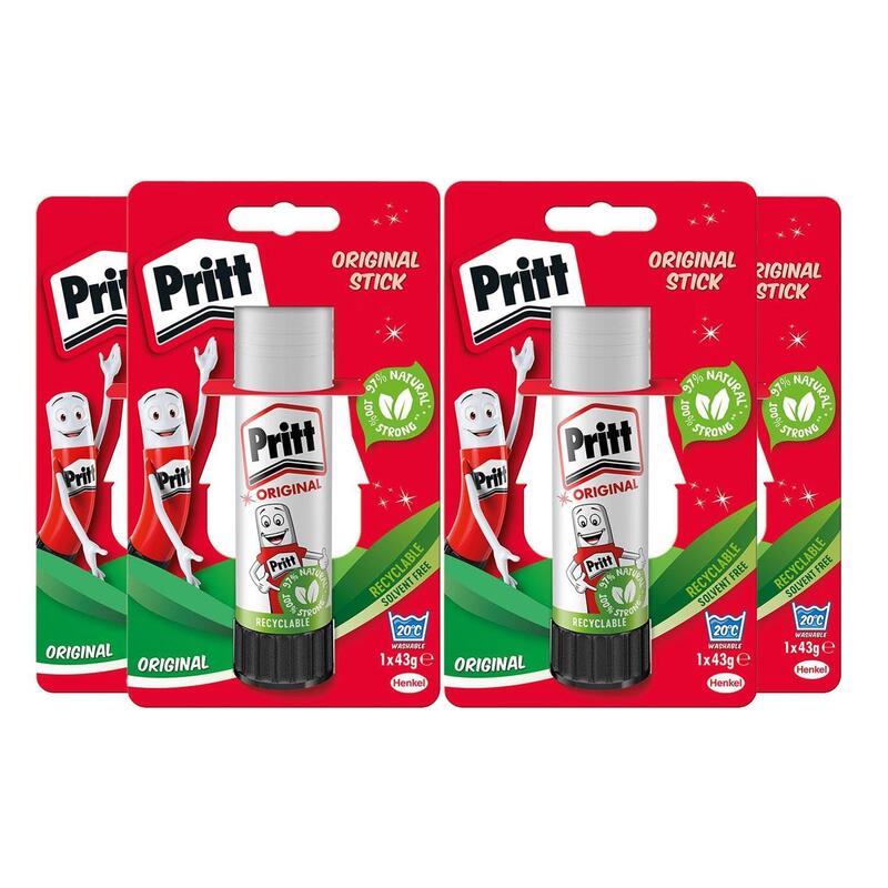 Pritt Klebestifte Multipack, 4 X 43g, 9h Pk8mp