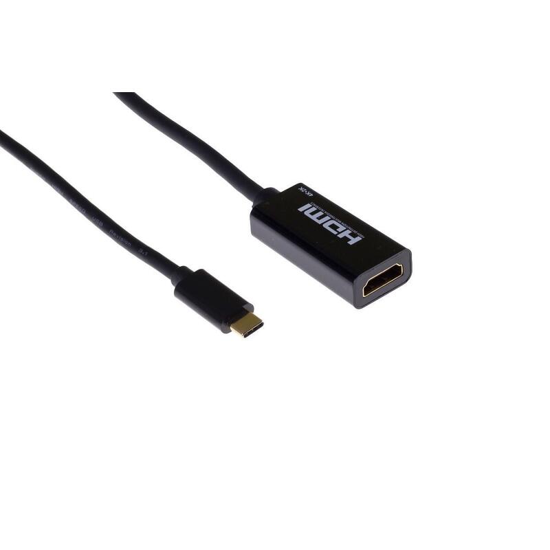 Pro Usb-C Adapter, Usb-C: Han - Hdmi: Hun, 0,15m, Sort,