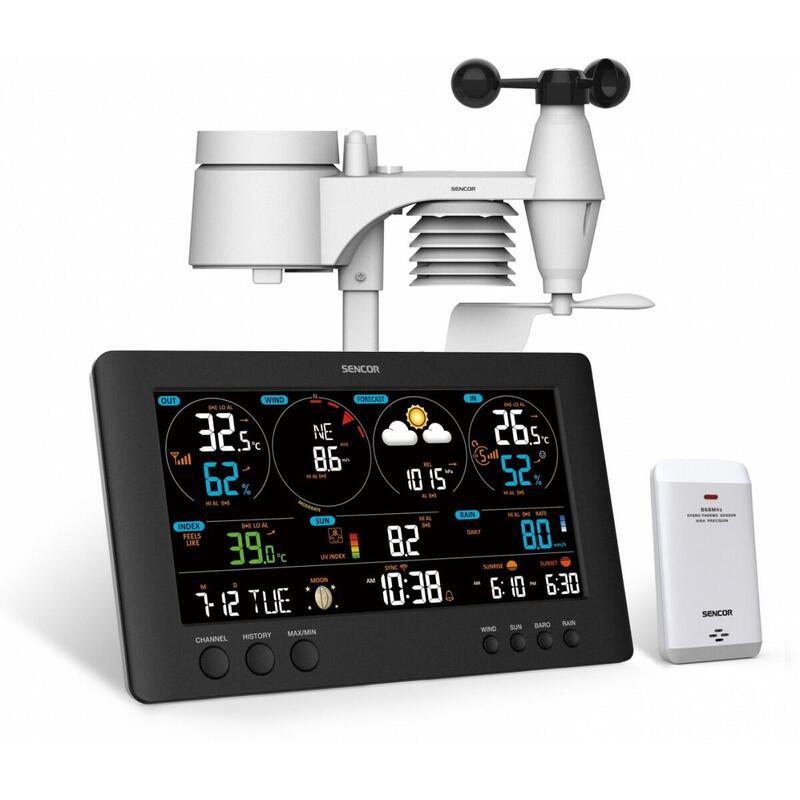 Profesional Estación Meteo Wifi Sws 12500 Wys. Lcd 21,4cm Color