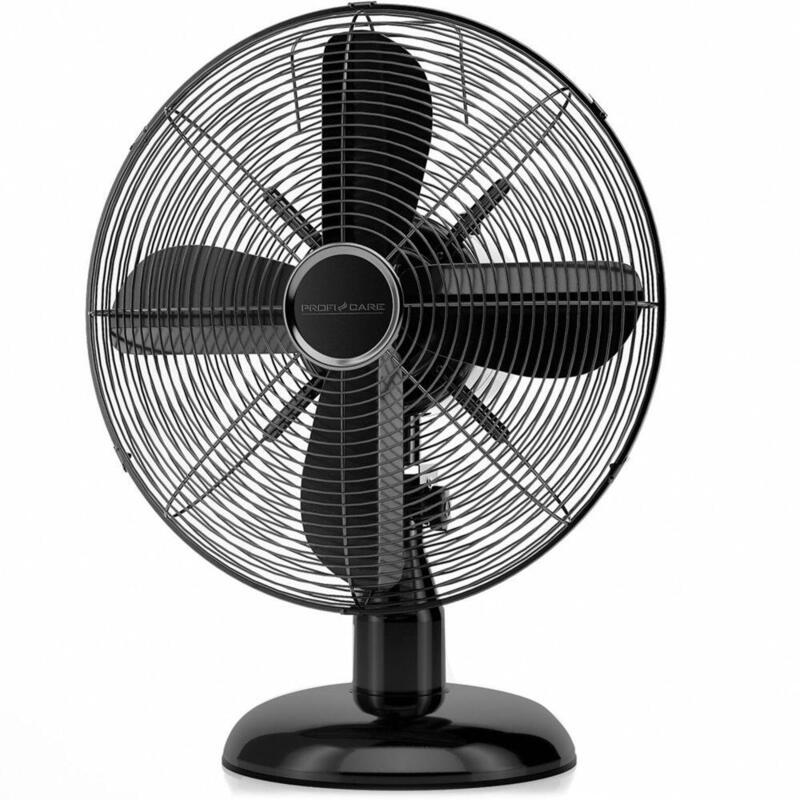 Proficare Pc-Vl 3063 M 30 Cm Metall Tisch-Ventilator Schwarz