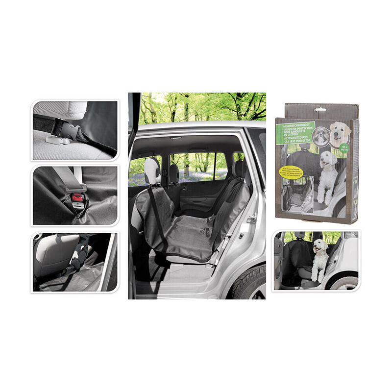 Protector Asiento De Coche 135x145 Cm Negro Poliester