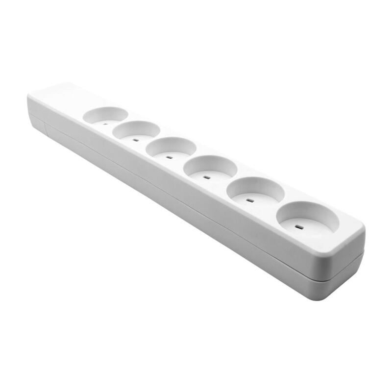 Proxtend Danish It Power Strip 6-Way White