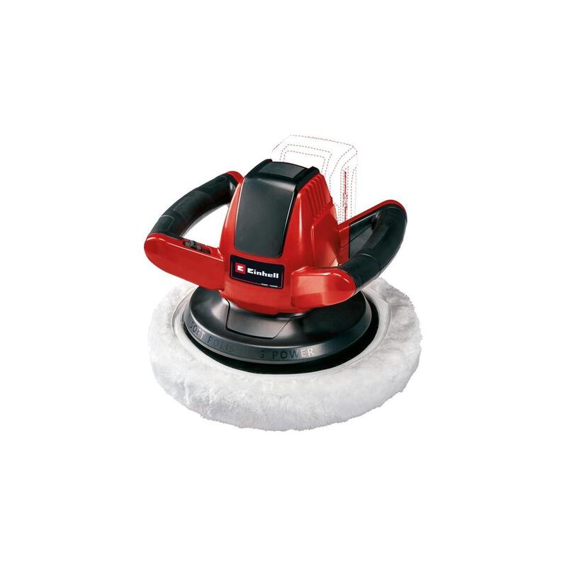Pulidora De Coches A Batería Einhell Ce-Cb 18/254 Li-Solo (Rojo/Negro, Sin Batería Ni Cargador) 2093301