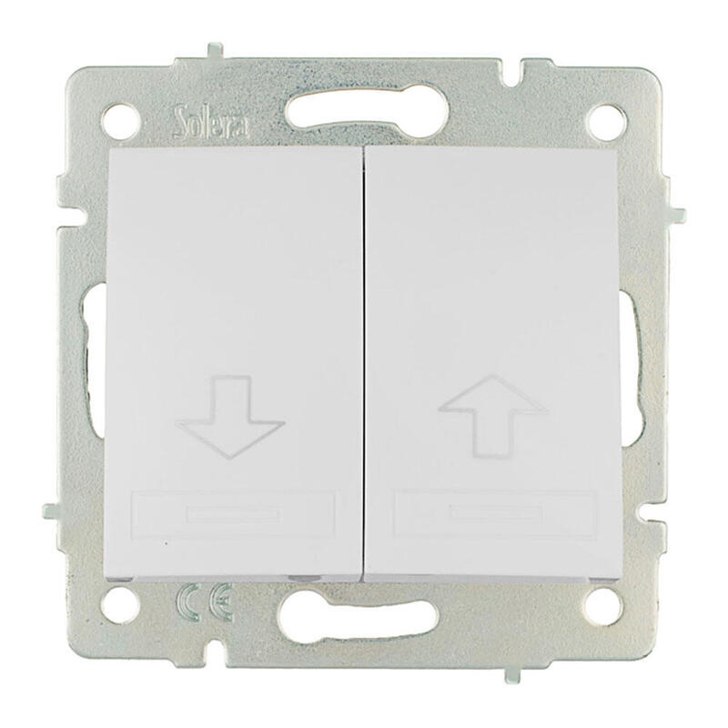 Pulsador De Persiana 10ax 250v Serie Europa Solera Erp20qc