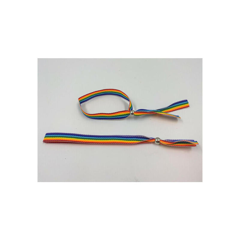 Pulsera Con Bolita Plateada - Bandera Lgtb