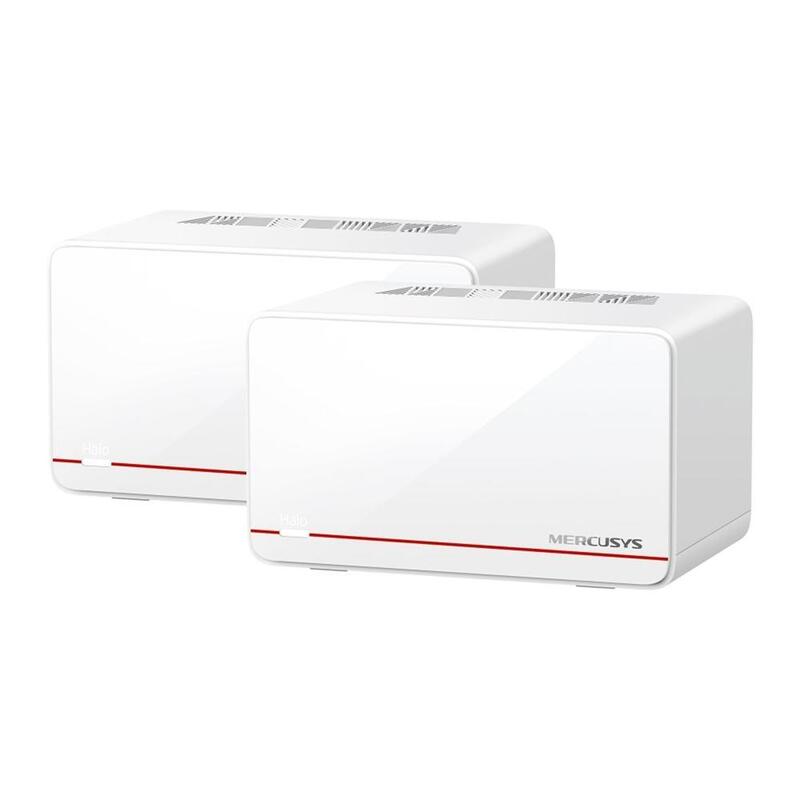 Punto De Acceso Interior Mesh Wifi 7 Mercusys Halo H37be Be6500 Wi-Fi 7 2 Unidades 2x2.5gb 1x1gb