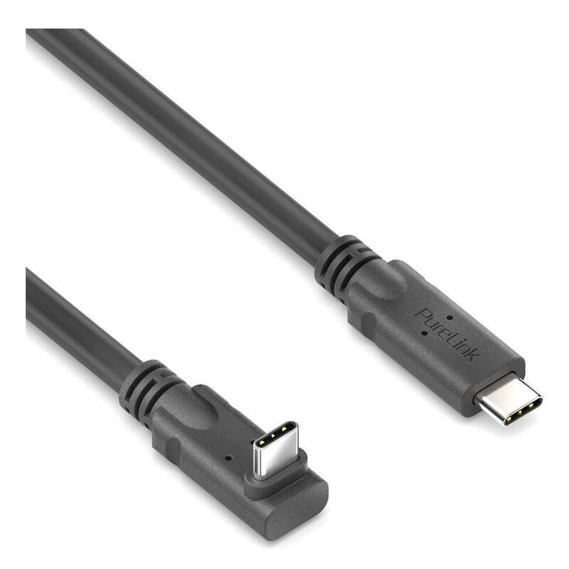 Purelink Microx4 Usb-C Auf 90° Usb-C Cable Usb 3.2 Gen1x2 10gbps, 100w, 5,00 M