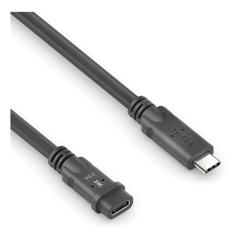 Purelink Microx4 Usb-C Auf Usb-C Cable De Extensión Usb4 Gen2x2 20gbps, 0,50 M