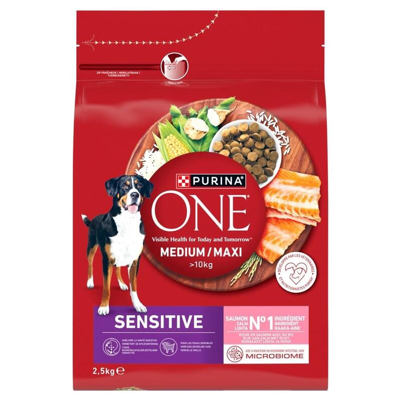 Purina One Medmax Adult Sensitive Salmon&Rice 2,5kg