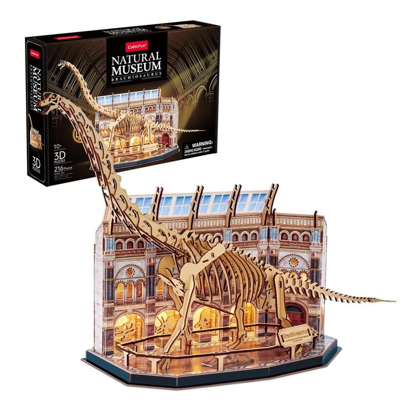 Puzzle 3d Led Brachiozaur