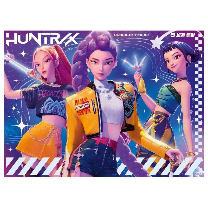 Puzzle Gira Mundial Kpop Demon Hunters Xxl 150pzs