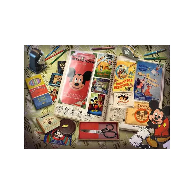 Puzzle Ravensburger Disney Edición Coleccionista - 1950 Mickey Anniversary 1000 Piezas 17584