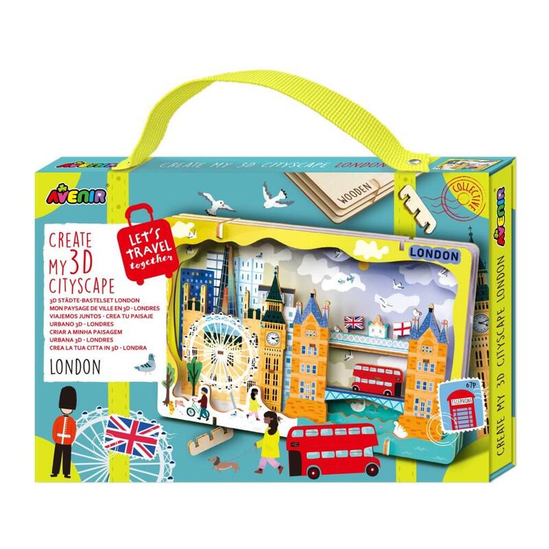Puzzle Stwórz Pejzaz Miejski 3d - Londyn