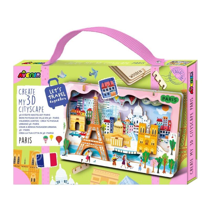 Puzzle Stwórz Pejzaz Miejski 3d - Paryz