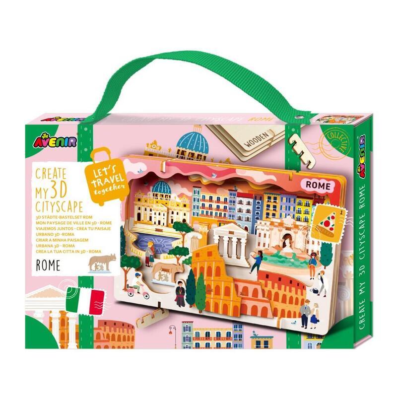 Puzzle Stwórz Pejzaz Miejski 3d - Rzym