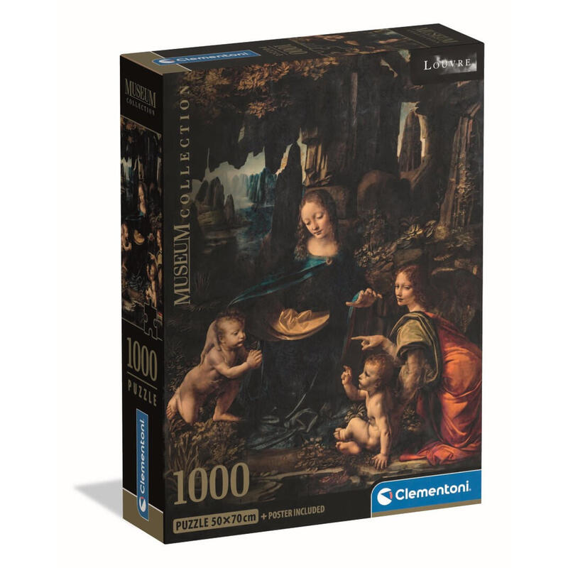 Puzzle The Virgin Of The Rocks Leonardo Museum 1000pzs