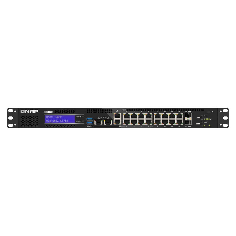 Qgd-1602-C3758-16g 8 2.5gbe - 8 1gbe Ports 2 Sfp+ 10gbe 96w