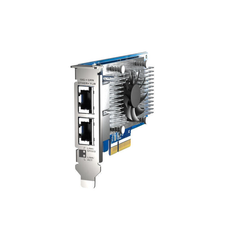 Qnap Qxg-10g2t-X710 Tarjeta De Expansion De Red De 10 Gbe, Intel X710 De Dos Puertos, 4xpcie Para Nas Con Pcie