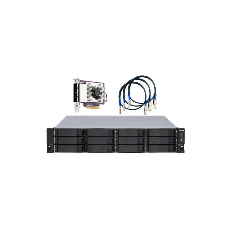 Qnap Tl-R1200s-Rp Orden Hdd 12 Compartimentos (Sata-600) Sata 6gb/S (Externo) Montaje En Bastidor 2u