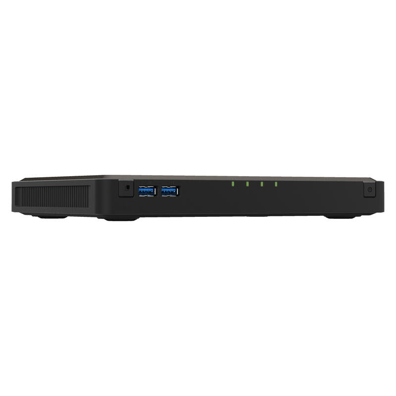 Qnaptbs-464 Nasbook Servidor Nas 4 Compartimentos Raid Raid 0 1 5 6 10 Ram 8gb 2.5 Gigabit Ethernet Iscsi Soporta