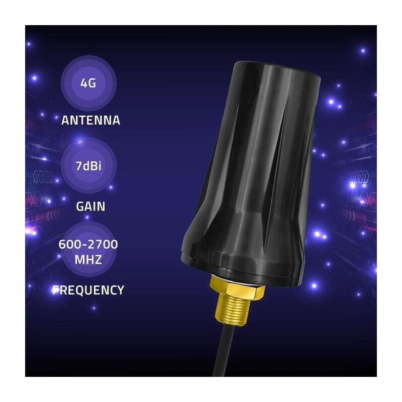 Qoltec 57042 Antena Doble 4g Lte 7 Dbi Omnidireccional Exterior