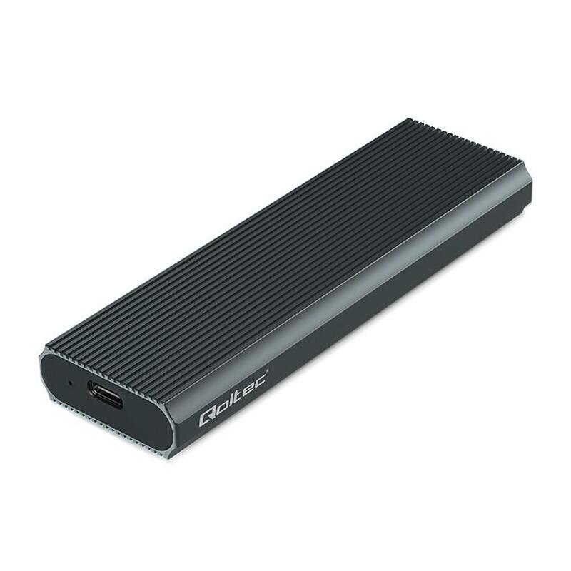 Qoltec Aluminiowa Obudowa Kieszen Na Dysk M.2 Ssd Nvme Pcie Usb 3.1 Super Speed 10gb/S 4tb Grafit