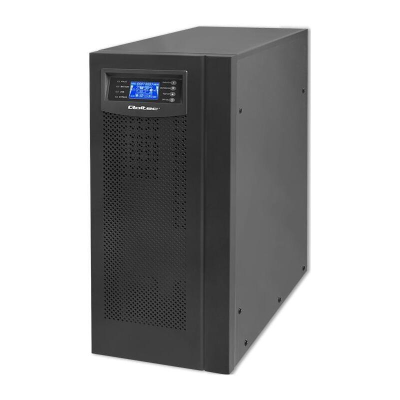 Qoltec Ups En Línea | Onda Sinusoidal Pura | 6kva | 4,8 Kw | Lcd | Usb