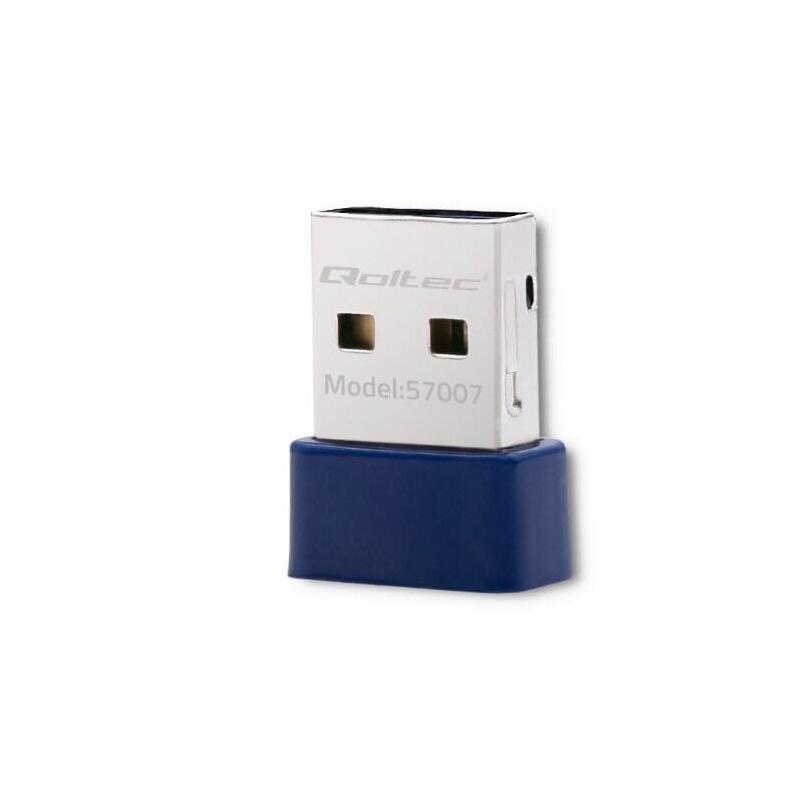 Qoltec Wireless Mini Bluetooth Usb Wifi Adapter