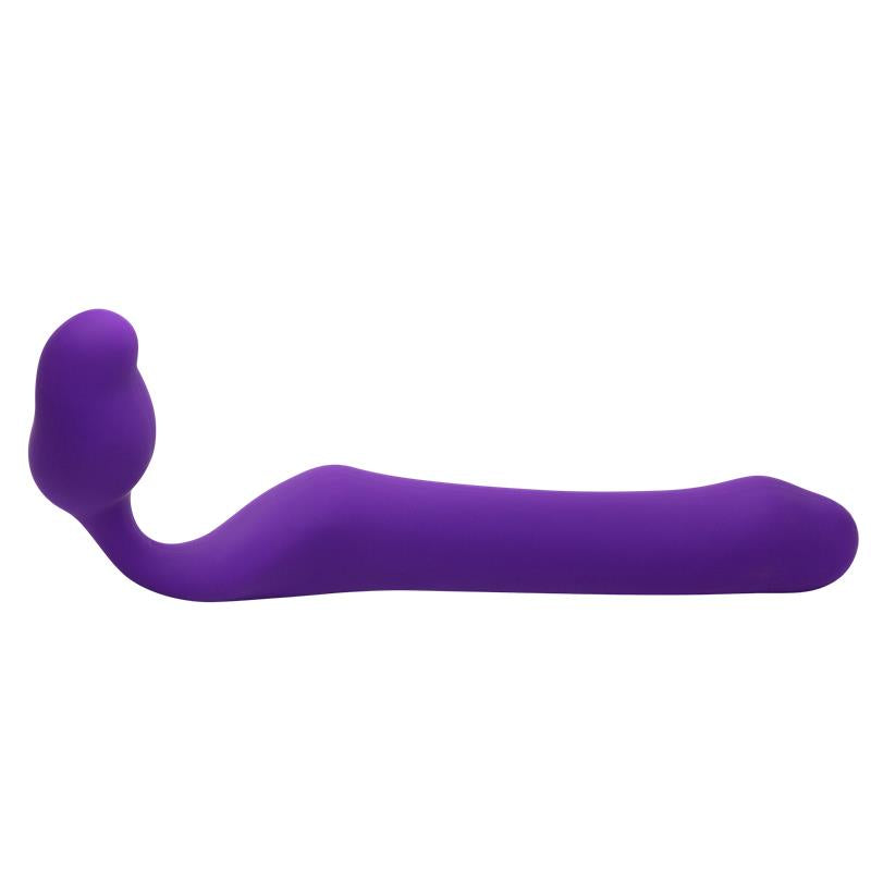 Queens L Dildo Strap-On Sin Tirantes Silicona Púrpura Oscuro