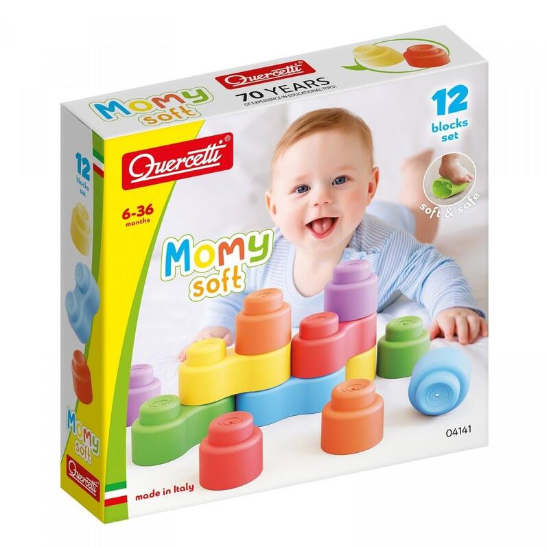 Quercetti Momy Soft Blocks 12 Pcs.