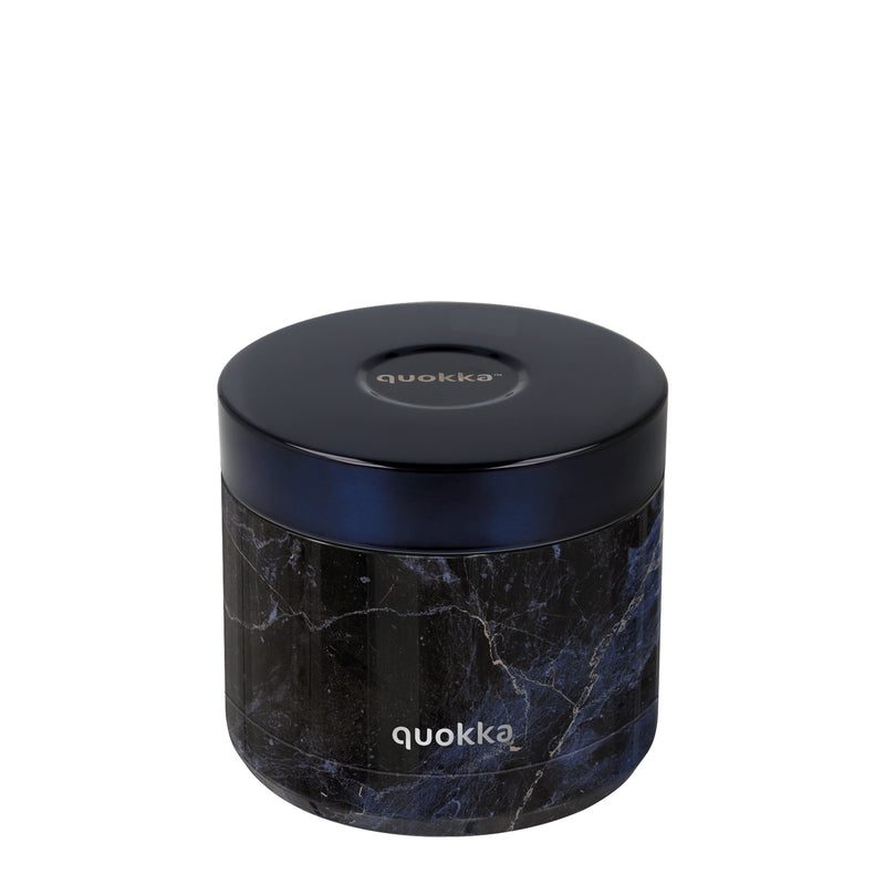 Quokka Recipiente Black Marble Comida Termico 604 Ml