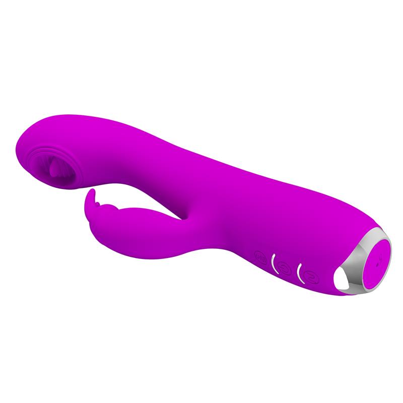 Pretty Love - Rachel Vibrador Recargable Con Succionador Morado