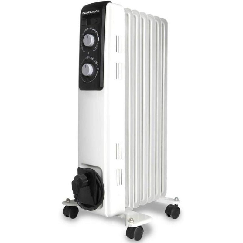Radiador De Aceite Orbegozo Rf 1500 A 3 Potencias 1500w 7 Elementos Caloríficos