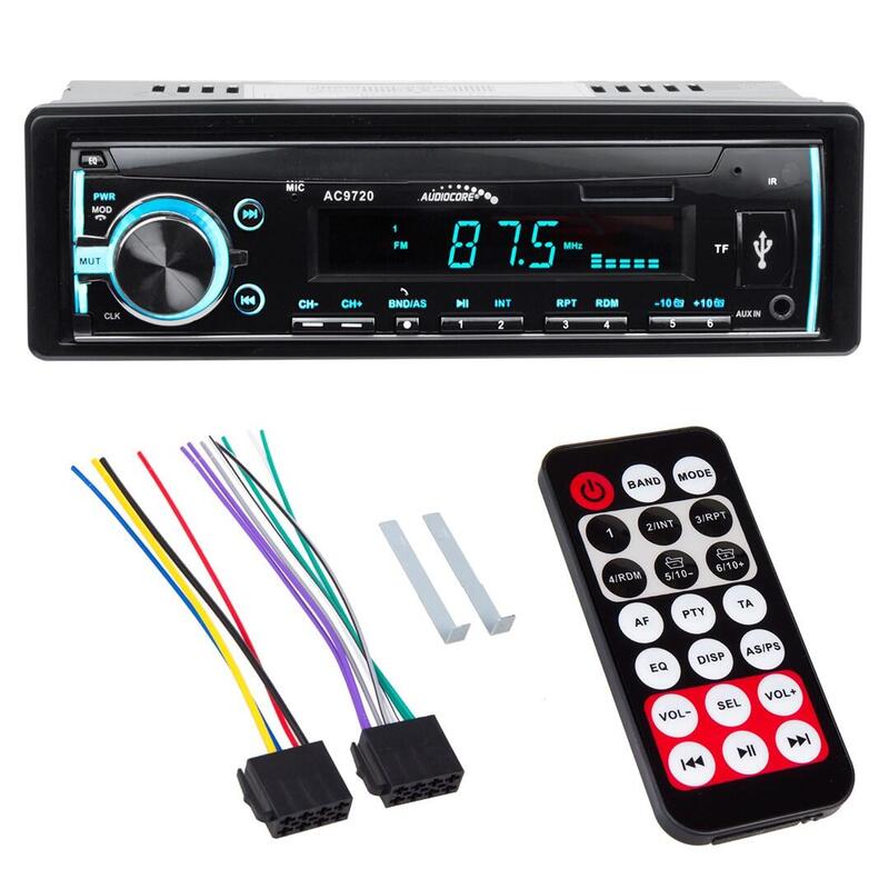 Radio De Coche Audiocore C9720 Multicolor Mp3/Wma/Usb/Sd