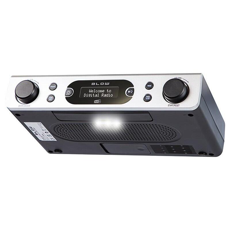 Radio De Cocina Fm/Dab+ Blow Rk2, Plata