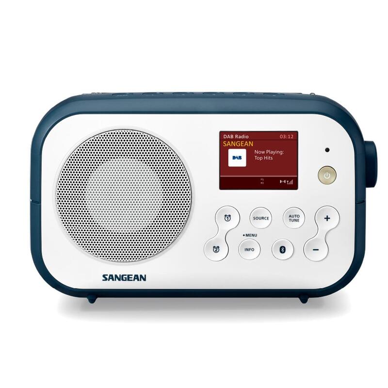 Radio Portátil Sangean Dpr-42bt Blanco Azul