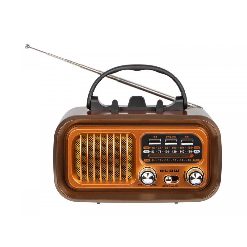 Radio Przenosne Analogowe Am/Fm Ra16 Solarne