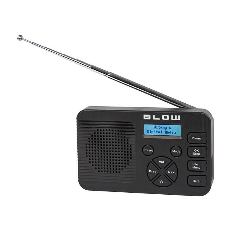 Radio Przenosne Rk4 Bt Fm/Dab+ Kuchenne, Czarne