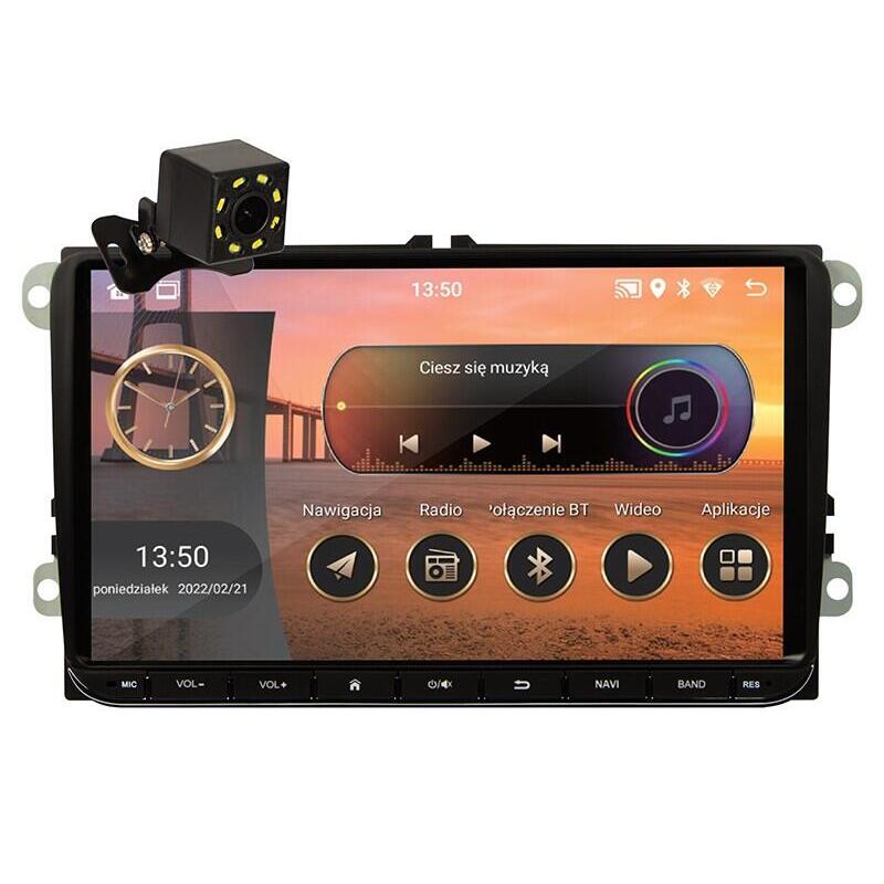 Radio Samochodowe Cp02 2din 9 Cali Ekran Dotykowy Android/Wifi/Gps/Carplay
