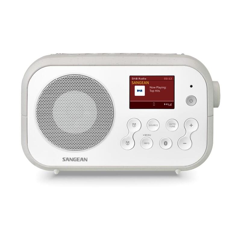 Radio Sangean Dpr-42bt Blanco-Gris Portátil