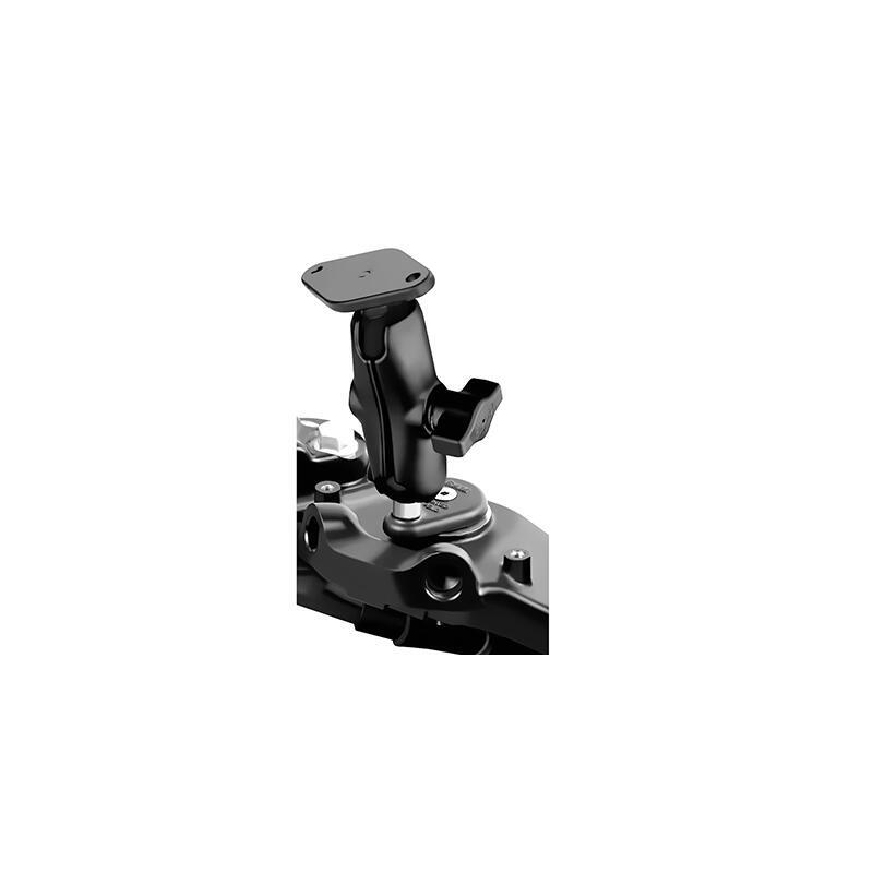 Ram Stem Mount, Long Arm, W/2.47dia. X 2.47x1, Metal
