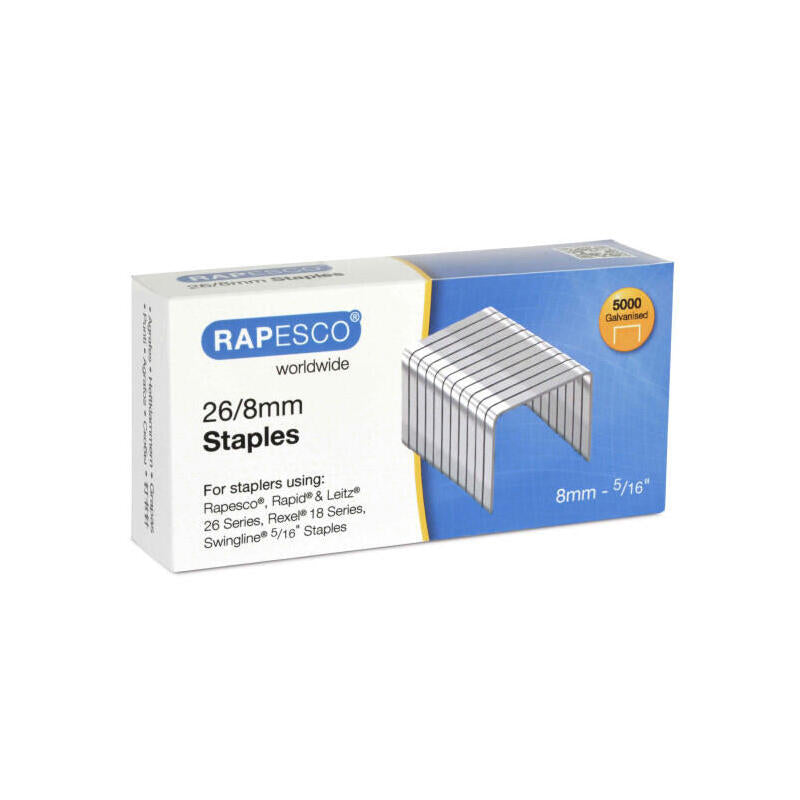 Rapesco S11880z3 Grapa Paquete De Grapas 5000 Grapas