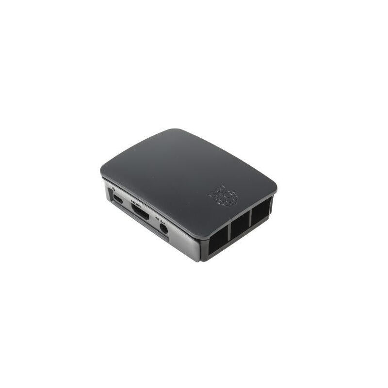 Raspberry Pi Caja Para Raspberry Oficial Pi 3, Negro, Gris