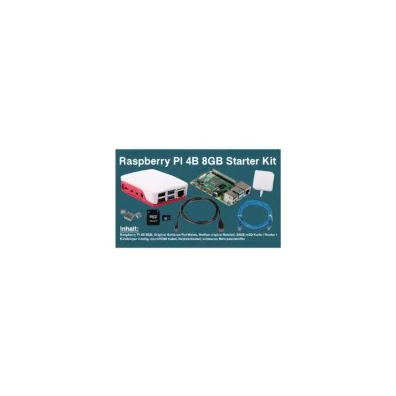 Raspberry Pi4b - 8gb - Full Kit - With Red / White Housing