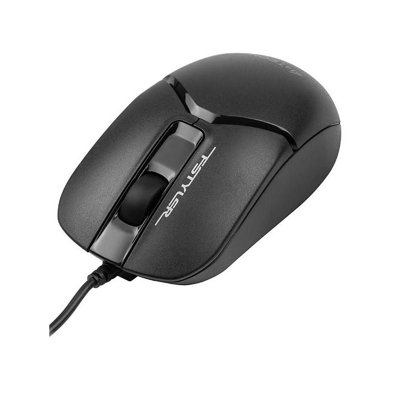 Ratón A4tech Fstyler Fm12s Negro Silent Wired