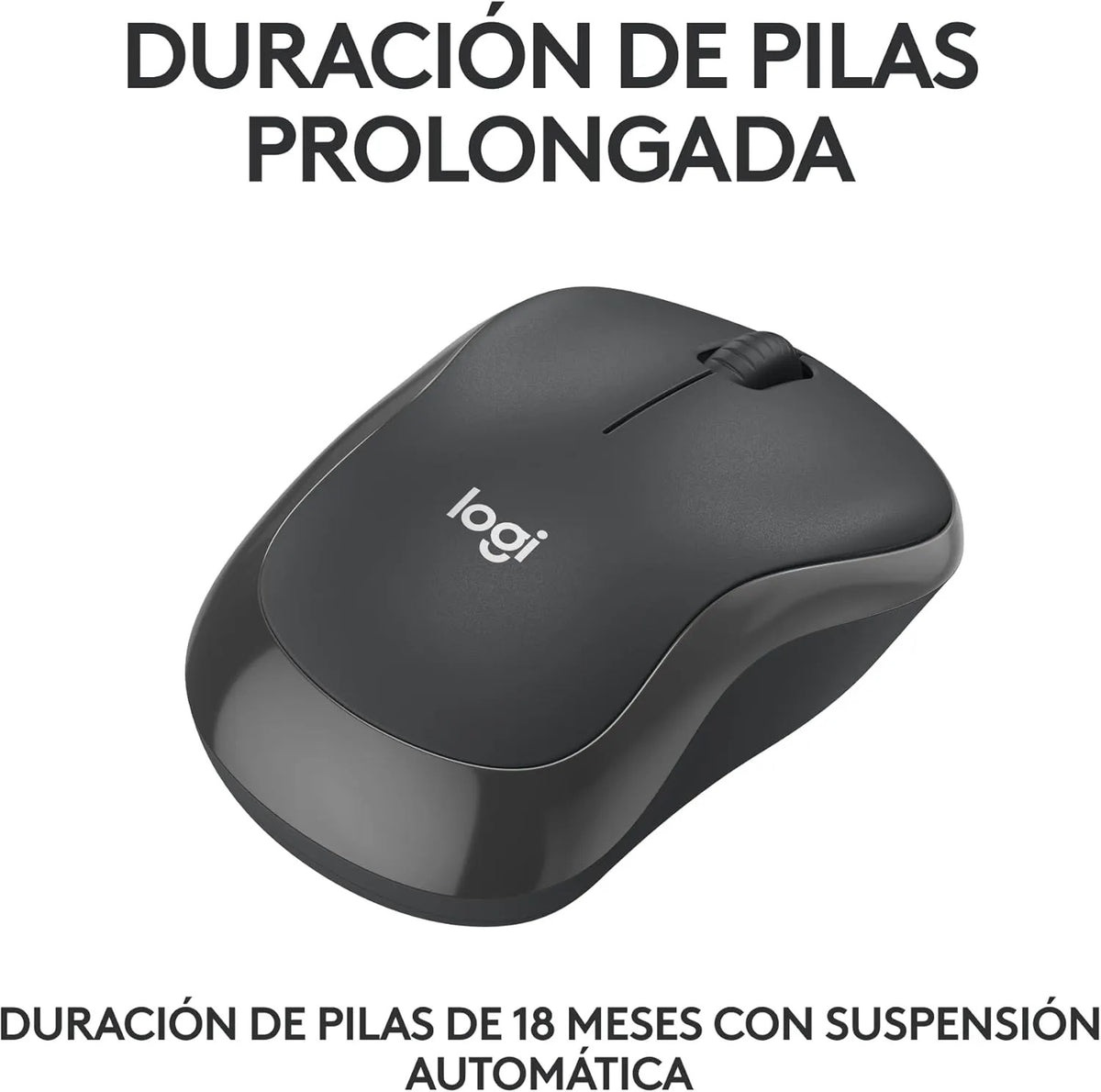 Ratón Inalámbrico Logitech M240 Silent Negro